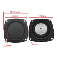 Bass Radiator Speaker Diaphragm Auxiliary-4 inches square