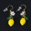 Simple Citrus Pendant Ear Accessories Modern Dangle Ear Rings 5