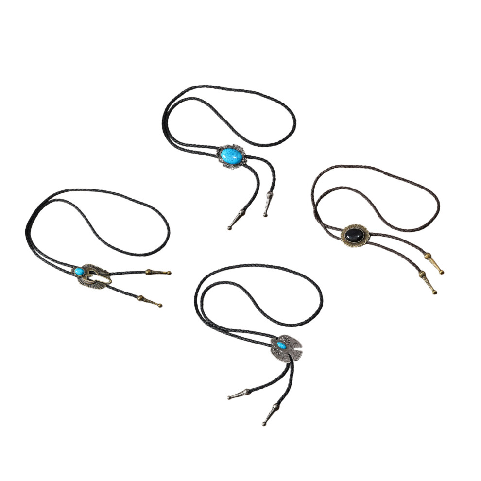 Vintage Eagle Bird Stone Cowboy Hat Bolo Tie-combination-image-OPC-PM7SZSR-NEW