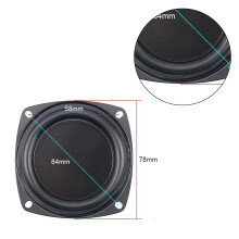 Woofer Vibrating Membrane Loudspeaker Membrane-3 inches square