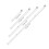 Convenient Jewelry Lengthening Chain Lobster Clasp-Silver 4