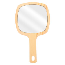 1Stk Langlebiger Make-Up Spiegel Aus Holz Mit Für