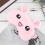 1Pc Pink Rabbit Pattern Plush Eye Mask Lightweight Sleep Eyeshade 6