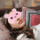 1Pc Pink Rabbit Pattern Plush Eye Mask Lightweight Sleep Eyeshade 11