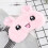 1Pc Pink Rabbit Pattern Plush Eye Mask Lightweight Sleep Eyeshade 5