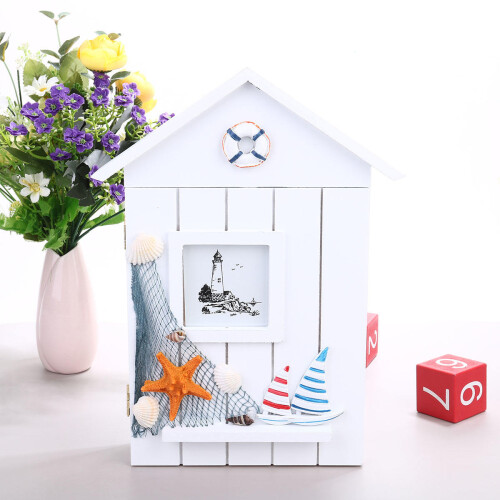 Pièce Support Rangement Pour Clés Maison En Bois Mural 2