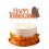 5 Pièces Décorations De Gâteau Pour Thanksgiving Pailletée 7
