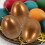 10Pcs Golden Plastic Easter Eggs Refillable Egg-Shaped Party Favors 6