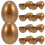 10Pcs Golden Plastic Easter Eggs Refillable Egg-Shaped Party Favors 8