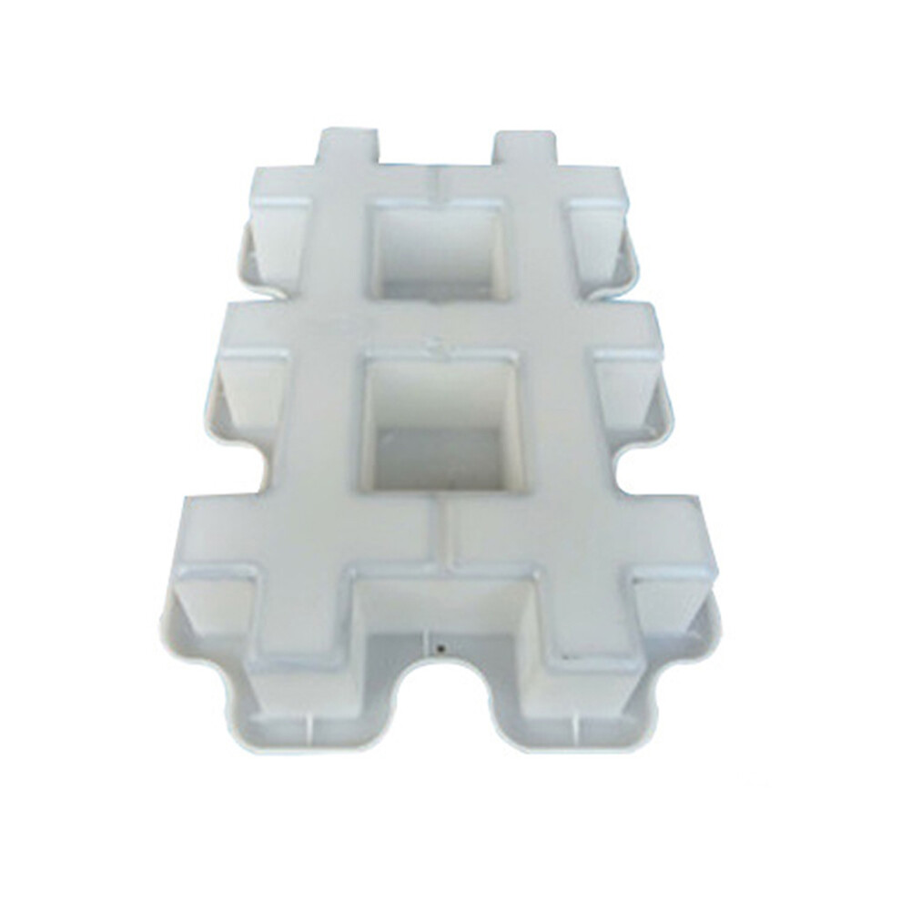 Interlocking Plastic Lawn Tile Mold For Decorative Concrete 7695000183995