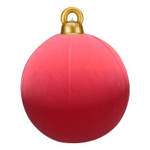 Velvet Inflatable Ornaments Balls Outdoor - 24 Inch Large-G