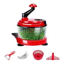 Quick Cleaning Manual Meat Mincer-High quality red Base model