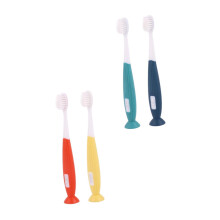 Toothbrush 4 Pieces Kids Toothbrush Set With Soft Bristles Manual Brush Ergonomic Non Slip Handle For Boys And Girls