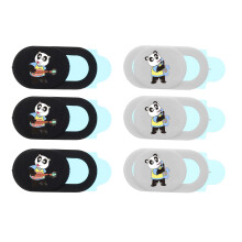 6 Pièces Cache Webcam Coulissant Motif Panda Pour Blocage Caméra