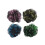 4Pcs Double Color Bath Balls Mesh Pouf Assorted Color Soft Shower Use 1
