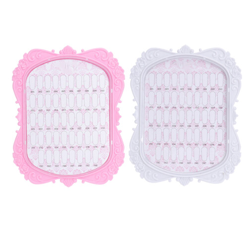2 Pezzi Tavole Espositive Per Unghie Stile 1