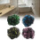 4Pcs Double Color Bath Balls Mesh Pouf Assorted Color Soft Shower Use 4