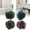 4Pcs Double Color Bath Balls Mesh Pouf Assorted Color Soft Shower Use 6