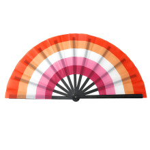 Summer Cooling Fan Folding Hand Fans Rainbows Fans Dance-1