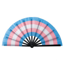 Lightweight Folding Hand Fans Rainbows Fans Dance Decoration-5