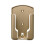 Wall-Mount Air Conditioner Remote Control Holder Stand-Gold L 1