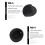 Men Classic Fedora Hat with Black Bands Short Brim Summer-Black 7