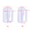 Media Storage Box Case Air Conditioner Remote Control-Gray S 2