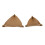 2Pcs Khaki PU Storage Trays Desktop Coin Key Tray 1