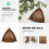 2Pcs Khaki PU Storage Trays Desktop Coin Key Tray 8