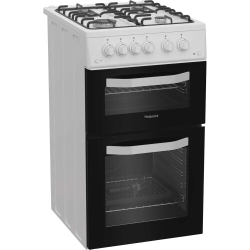Hotpoint Hotpoint 50cm Gas Cooker - White - A+/A Rated 2