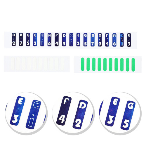 Set Adesivi Per Pianoforte Pollice Principianti 2