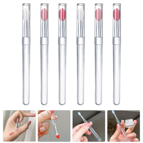 6 Pezzi Per Labbra In Silicone Per Rossetto E Gloss 1