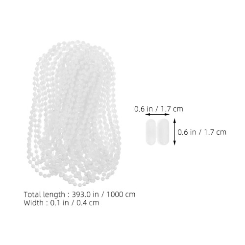 2set Beaded Chain Cord Replacement Parts For Roller Blinds Easy Multiroom Use Decorative 1