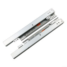 Steel Floor Mounted Underfloor Guides Drawer Runners 500mm, Soft Close Springs, Hydraulic Damping, 3-Stage Extension