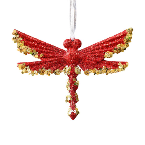 Portable Shatterproof Snowflake Ornament-Dragonfly....