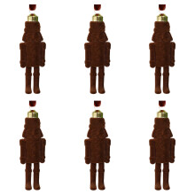 Stylish Nutcrackers Ornament Reusable Christmas-Coffee Color 6