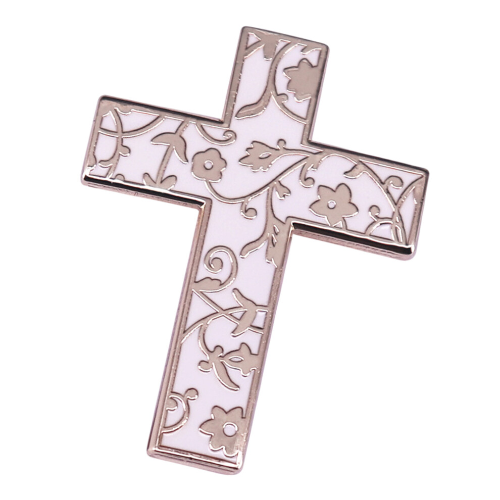 Cloisonne Craft Crosses Pin For Safe Fabric Projects-gold