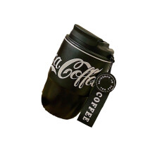 Durable Stainless Steels Coffee Cup With-Black Delicious coffee