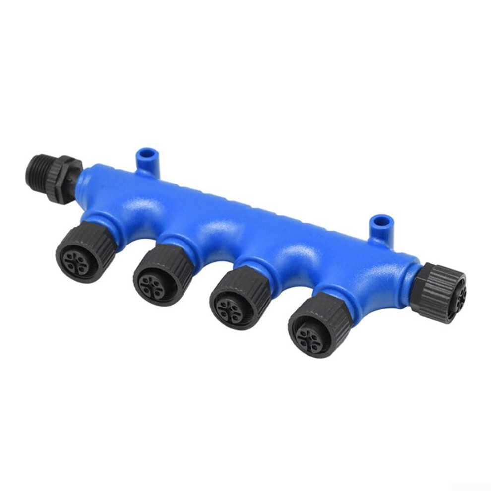 37 Way Marine T Splitter Connector M125p For Nmea 2000 Backbone Drop Ip67 Waterproof Threaded Locking 1 Male To 5 Female 9084446420456