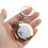 Mini Tape Measure with Keychain 2M Retractable-Gold 1