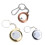 Mini Tape Measure with Keychain 2M Retractable-Gold 2