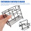 1Toothbrush Toothpaste Rack Roestvrij Staal Met Antislip 8