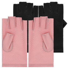 6 Paar Anti-Uv Manicure Handschoenen Vingerloos Voor Gel Lamp