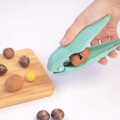 Chestnut Clip Walnut Pliers Nut Crackers Sheller Nut Opener Kitchen Tool Blue 2