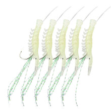 Fishing Lures Rigs Shrimp Baits For Freshwater And Saltwater Glow In The Dark Shrimp String Hook