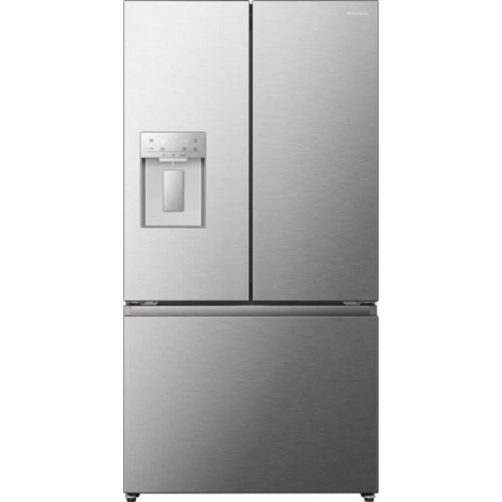Hisense American Fridge Freezer - Stainless Steel - E Rated