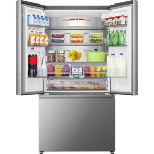 Hisense Hisense American Fridge Freezer - Stainless Steel - E Rated 1