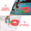 Plastic Inflatable Swim Ring Red Fruit Design Kids Pool Accessory 6
