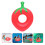Plastic Inflatable Swim Ring Red Fruit Design Kids Pool Accessory 8