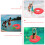 Plastic Inflatable Swim Ring Red Fruit Design Kids Pool Accessory 4